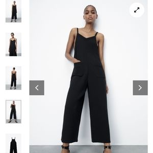 NWT Zara Textured Weave Jumpsuit